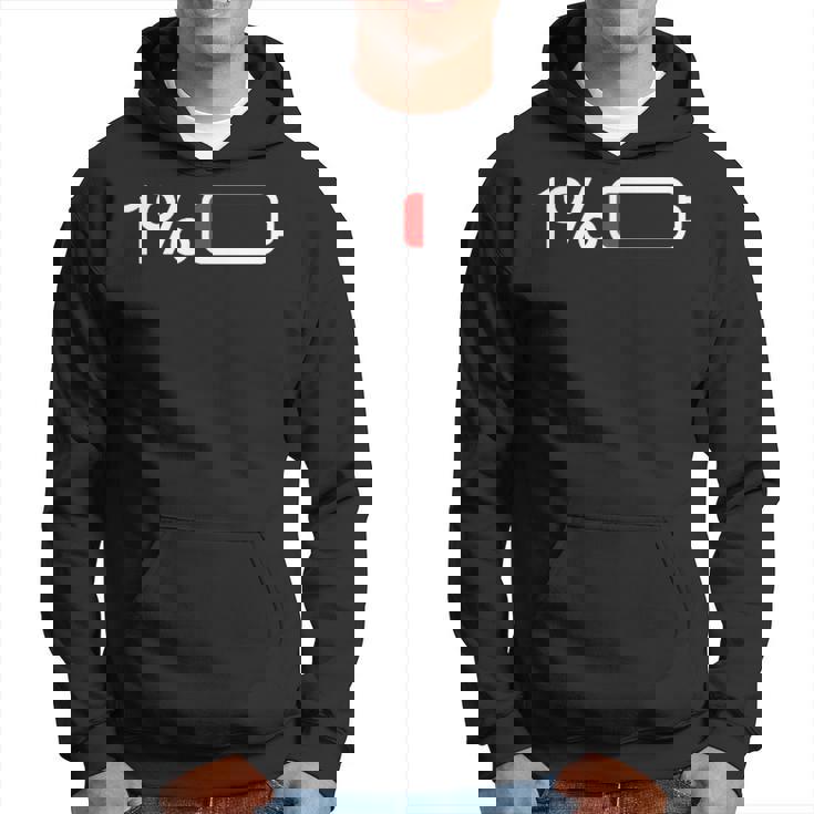 1バッテリー – 1バッテリー I 面白い 低エネルギーパーセント パーカー