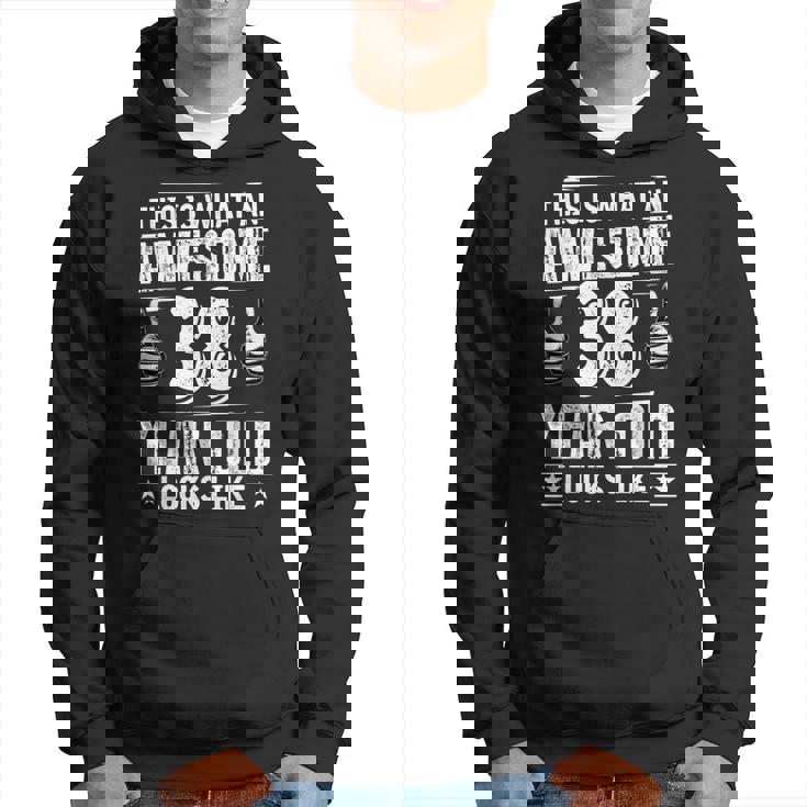 38歳の誕生日プレゼントは私に38歳をもたらしました 良い 面白い 38歳 パーカー