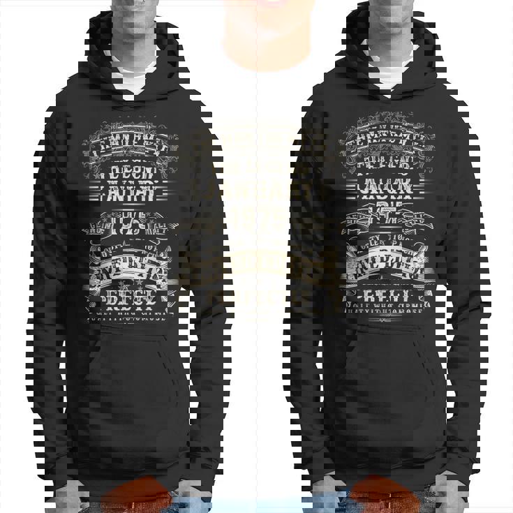 50歳 誕生日プレゼント 男性用 1975年1月 50歳の誕生日 パーカー