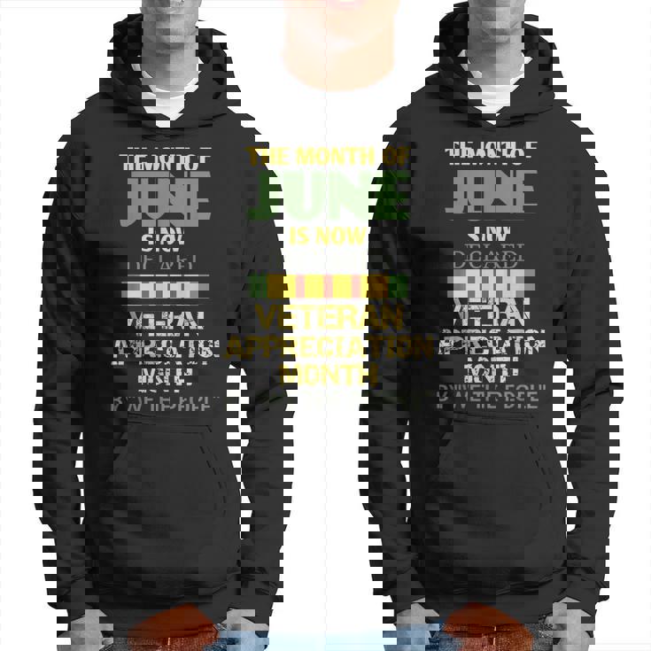 6月が退役軍人感謝月間として宣言されました パーカー