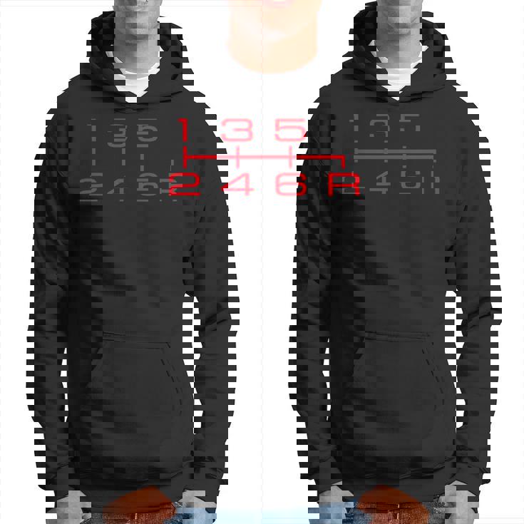 6速シフトノブシャツ マニュアルカーラバー パーカー