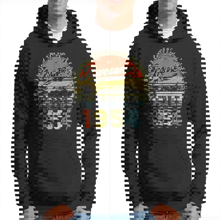 70歳 誕生日プレゼント 男性用 1954年4月 誕生日 ヴィンテージ パーカー