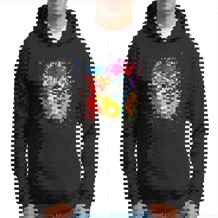 8-Ball Pool Team クールなグラフィックデザインリーグとトーナメント パーカー