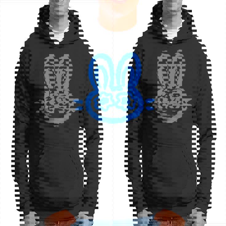 90S Y2k 泣いているウサギ うさぎは星空の下で悲しい パーカー