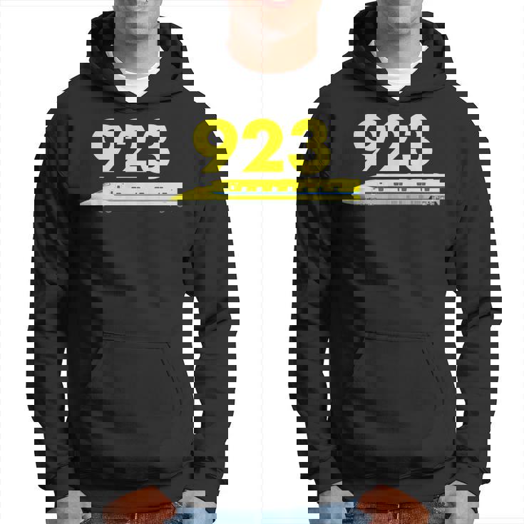 923形ドクターイエローT4 イラスト923テキスト パーカー