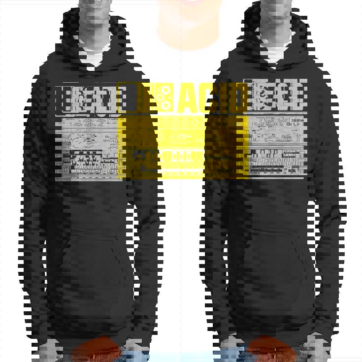 Acid Tb303 ベースペダル アナログシンセサイザー Dj Nerd パーカー