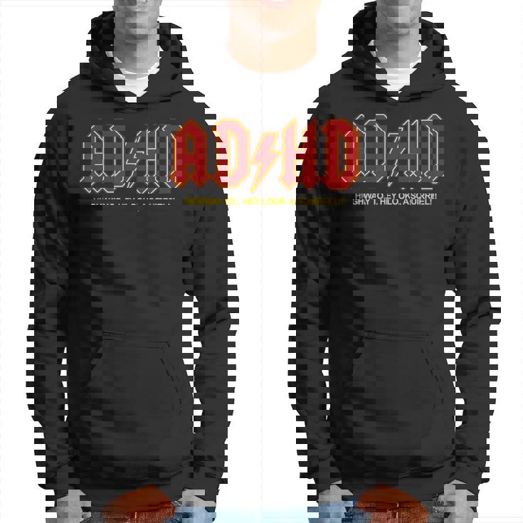 Adhd おもしろい Hey Look Aquirrel Adhd パーカー