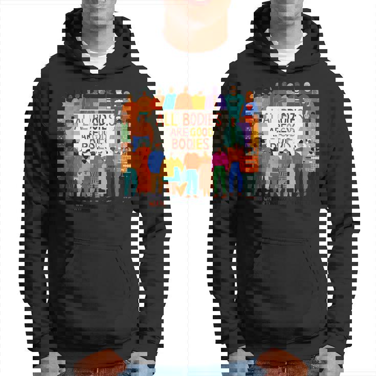 All Bodies Are Good Bodies – Body Positive – Italyデザイン パーカー