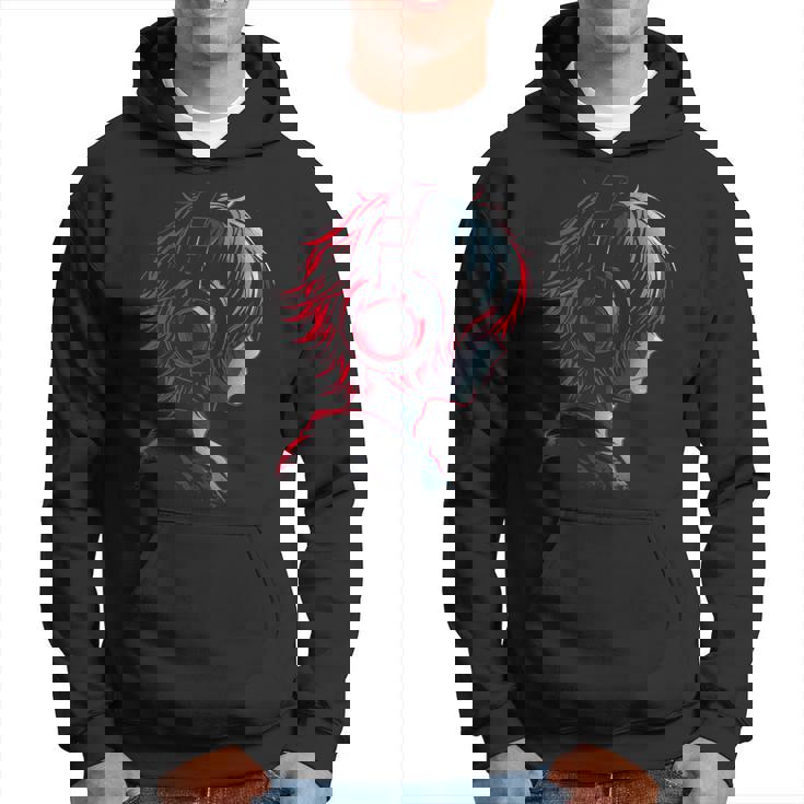 Anime Manga Gráfico Auriculares Ilustraciones Anime Sudadera