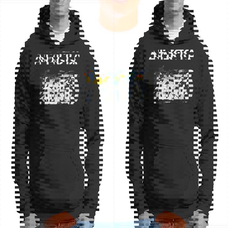 Antarctica Pinguins Birds Poleouth Antarctic Experience パーカー