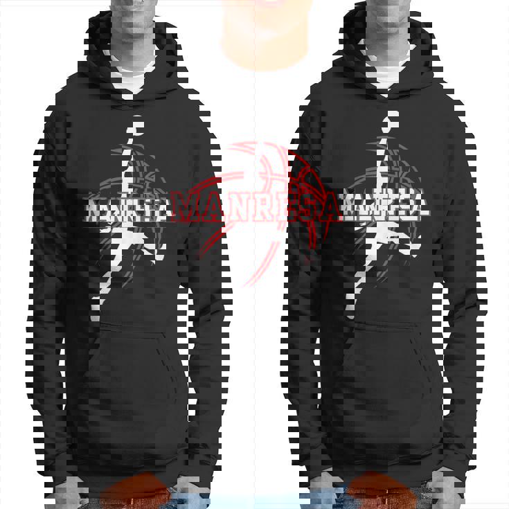 Apoyo Aficionado Baloncesto Manresa Cataluña Basketball Sudadera