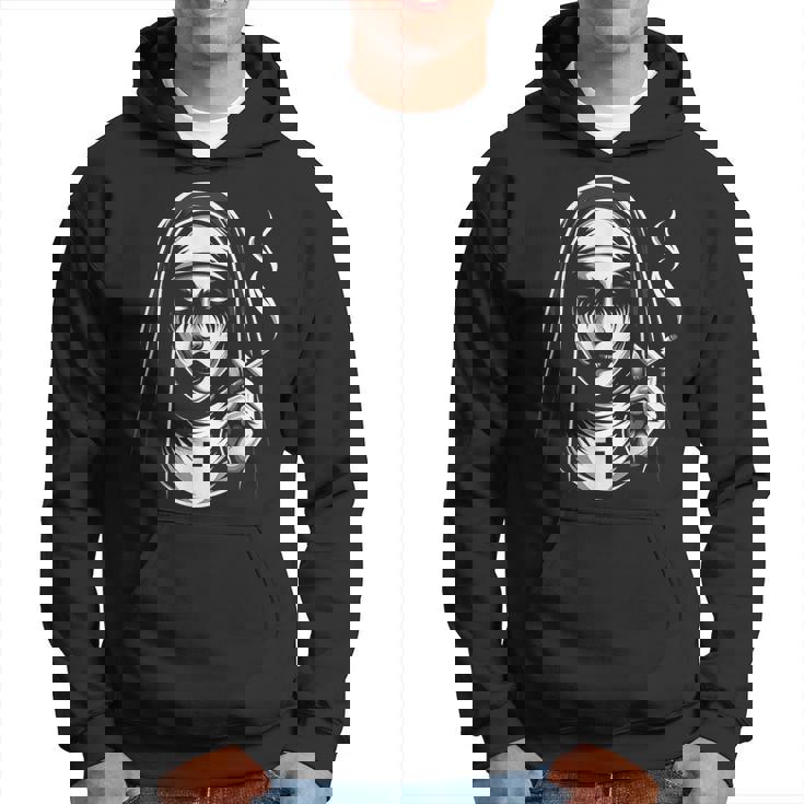 Badmoking Nun オカルトゴス 魔術&ホラー ゴシック パーカー