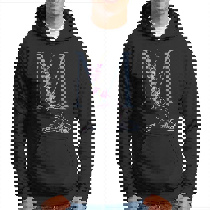 Balla バレリーナ イニシャル 名 M ダンス モノグラム バレエ パーカー