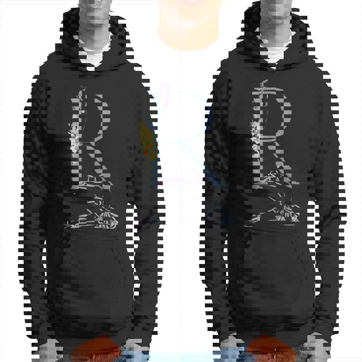 Balla バレリーナ イニシャル 名 R ダンス モノグラム バレエ パーカー