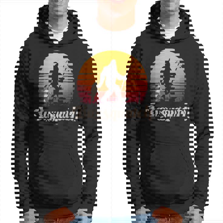 Basssquatch ビッグフット 釣り バス フォレスト シルエット パーカー