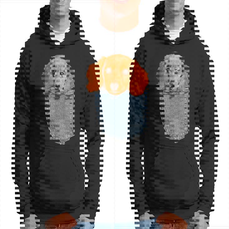 Beagle In My Pocket シャツ かわいい子犬 ダックスフンド ドッグシャツ パーカー