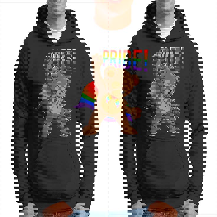 Bear I Lgbtq Flag I レインボー フラッグ I Gay Pride パーカー
