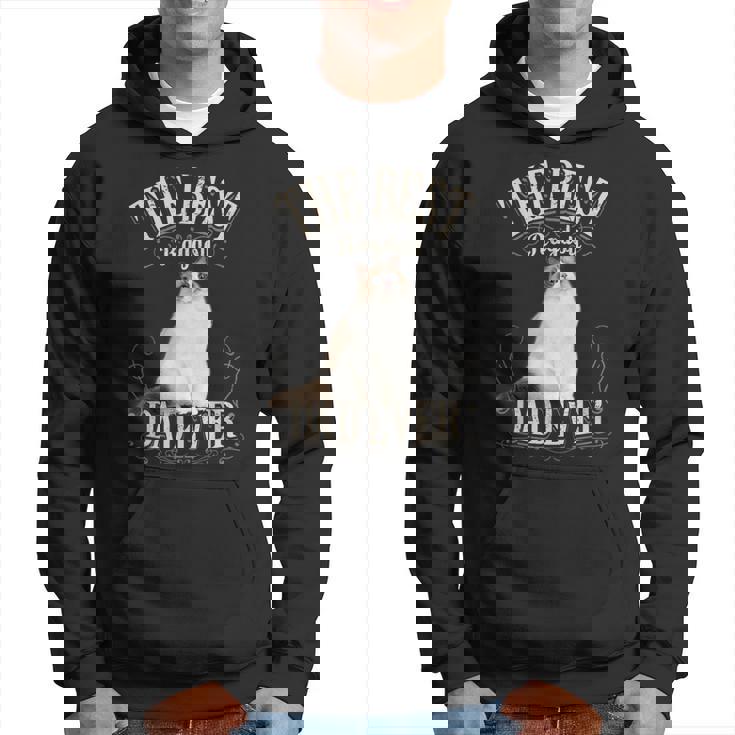 メンズ Best Ragdoll Dad Ever ラグドールキャットギフト レトロビンテージ パーカー