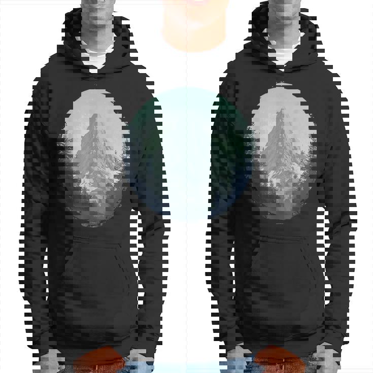 Blue Mountain Retrointage Hiking Camping Lover Glamper パーカー