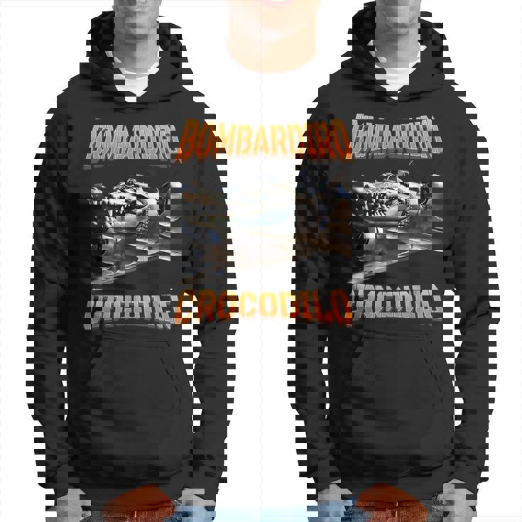 Bombardino Crocodilo イタリアンブレインロットミーム パーカー