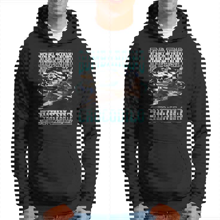 Bombardino Crocodilo Bootleg Brainrot Italiano Brainrot Meme Sudadera