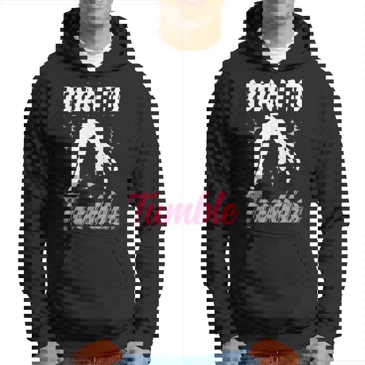 Born To Tumble おもしろアクロバット 体操 体操 パーカー