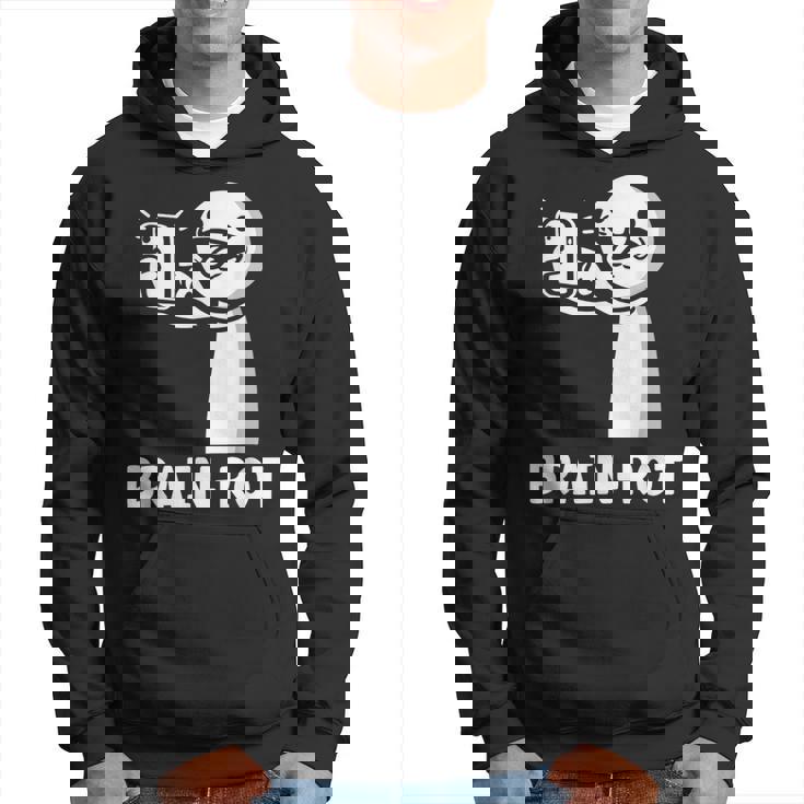 Brain Rot シャツ Word Of The Yeartickman Brainrot パーカー