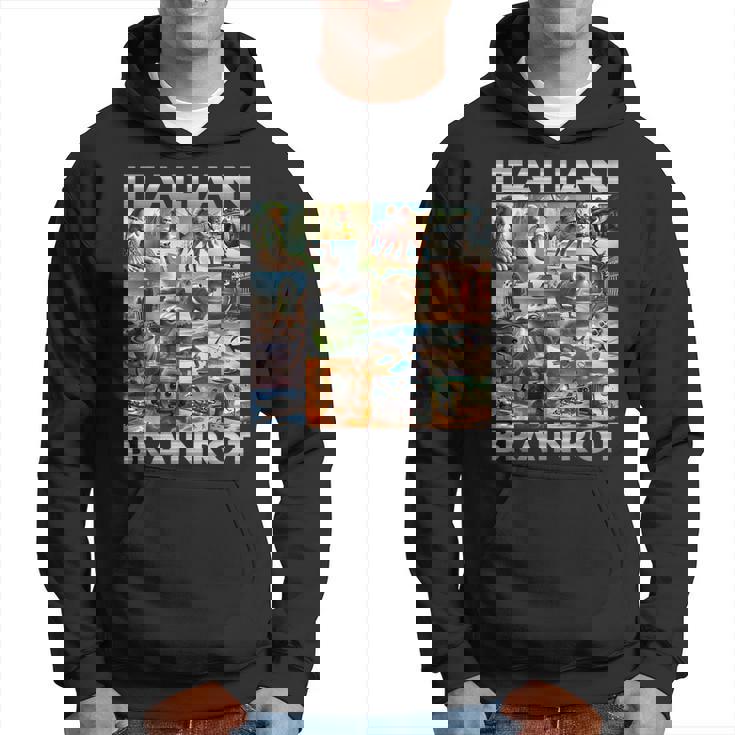 Brainrot Meme イタリアンブレイン 腐敗 イタリアンブレイン パーカー