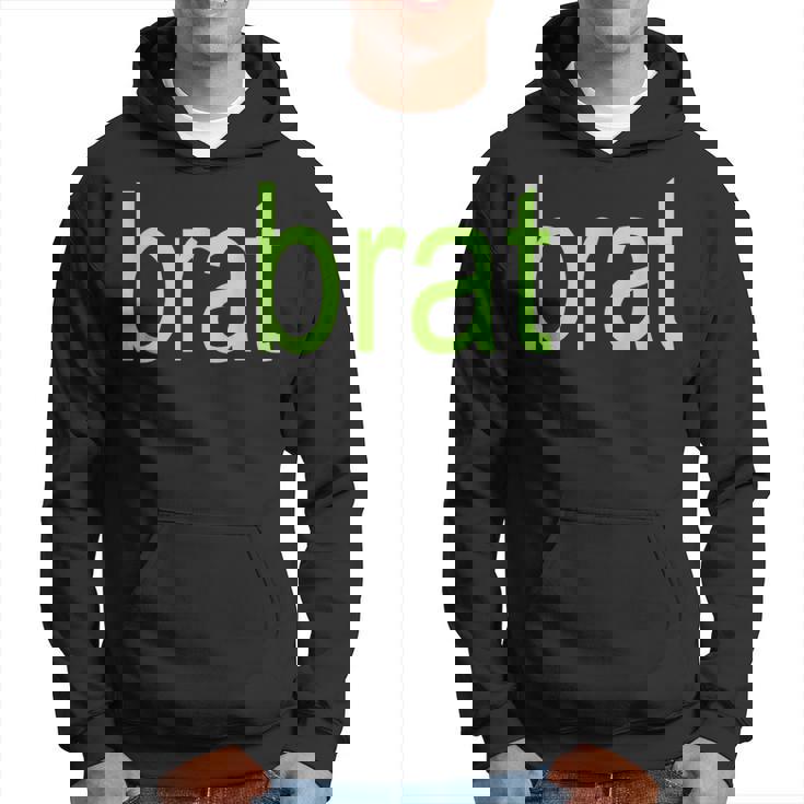 Brat 特大サイズ オールカラー ブラック ホワイト グリーン シャルトリューズ ギフト パーカー