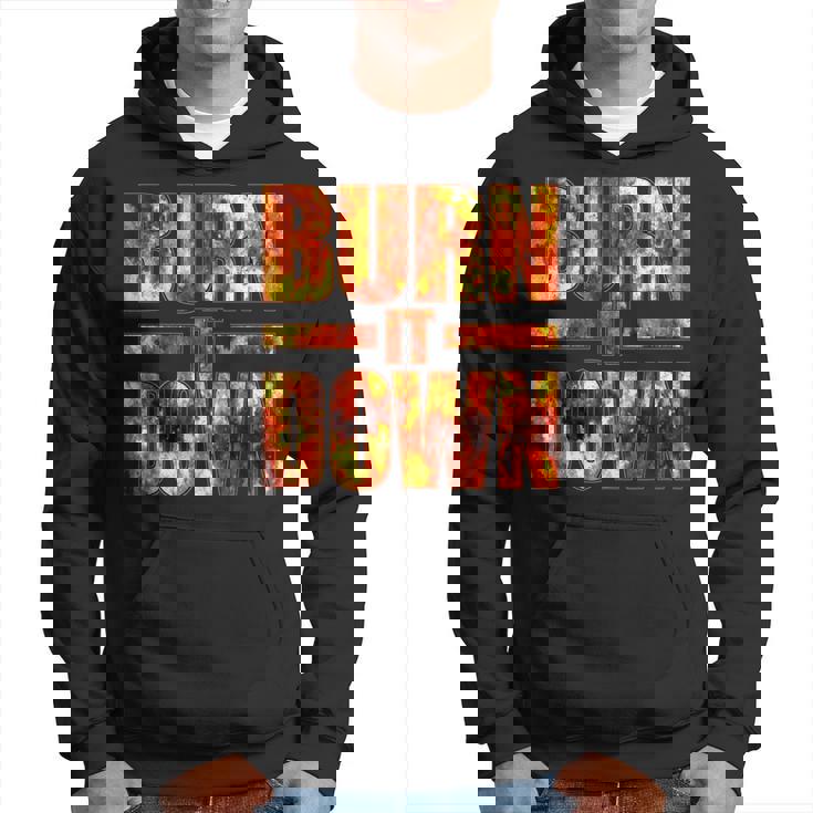 Burnit Down Fire Flames パーカー