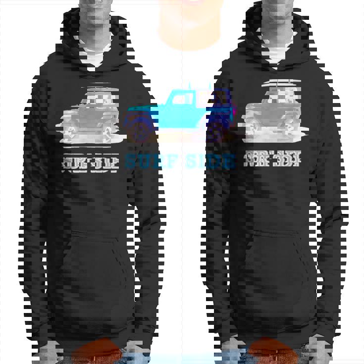 The Car On Theeaside【Surfide サーフサイド】車 サーフィン／サーファー 夏・海 パーカー