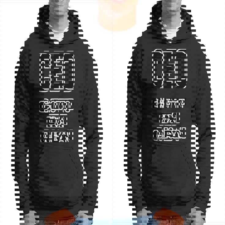 Ceo《Chotto Erai Ojisan ちょっとえらい おじさん》最高経営責任者【変なtシャツ屋さん】英語 面白い パーカー