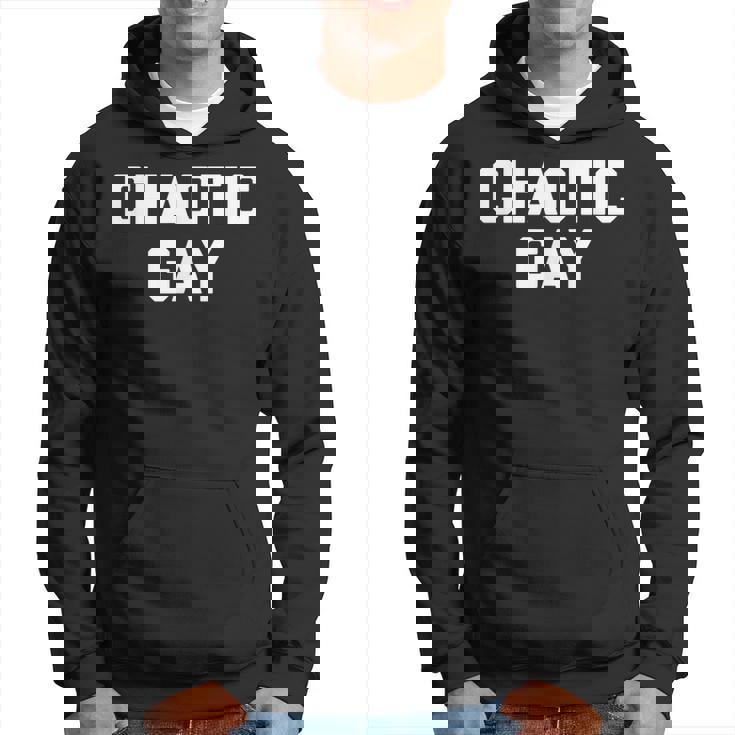 Chaotic Gay 面白い ゲイプライド ユーモア Lgbtq Gay パーカー