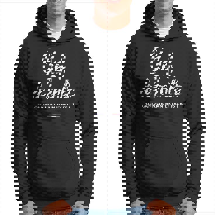 メンズ Chef De Family おもしろフランス語 父の日 パーカー