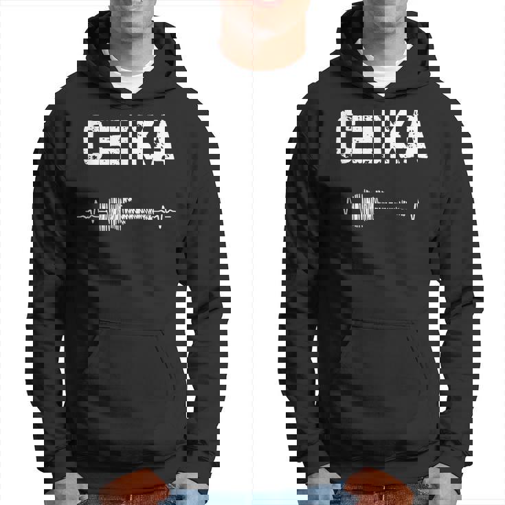 Chika ギター ハートビート 音楽 ギタリスト レトロ ヴィンテージ パーカー