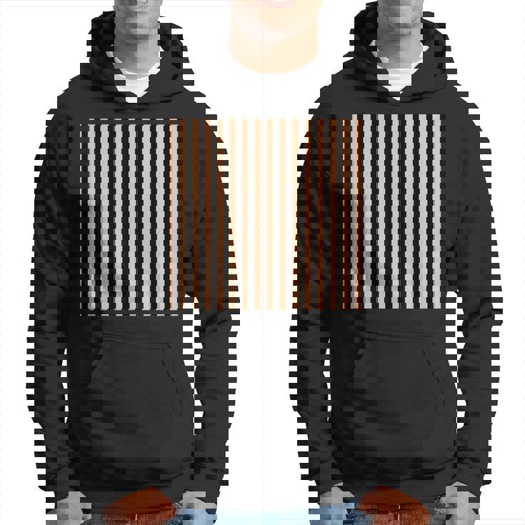 Color Of The Year 2024 -ピーチファズとブラックストライプ パーカー