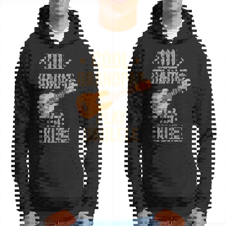 Cool Grandpas Play ウクレレ ウクレレ ミュージックギター パーカー