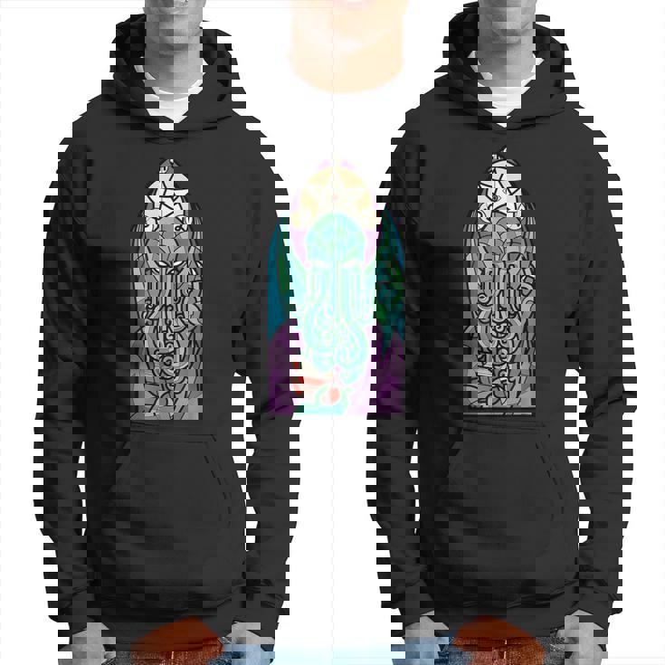 Cthulhu Iglesiaidrieras Cósmico Horror Divertido Monstruo Sudadera