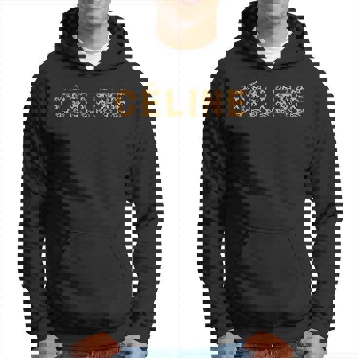 Céline レオパード こんにちは私の名前は、名です パーカー