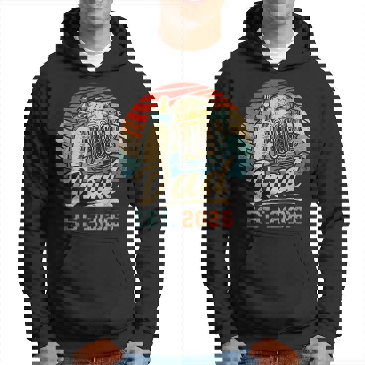 Dad Est 2026 年のパパ 初めての父の日 若いパパ 新しいパパ パーカー