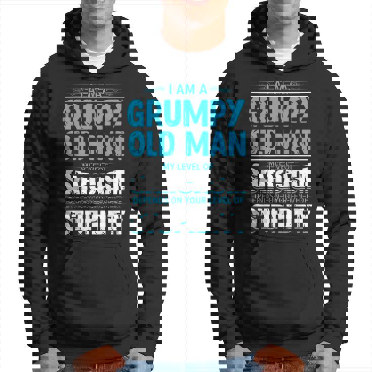 Dearcasmo Con Texto En Inglés I Am A Grumpy Old Manarcasm Texto En Inglés Sudadera