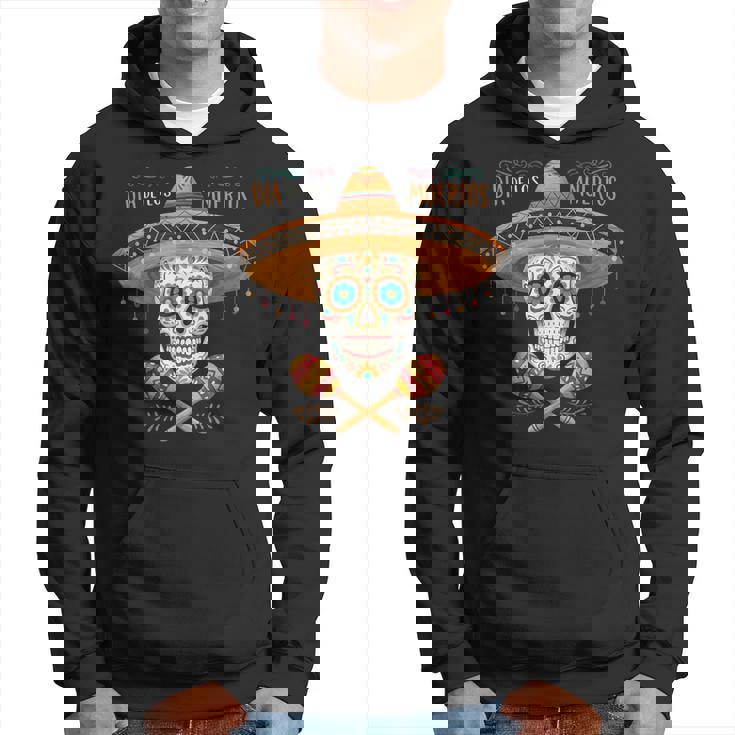 Dia -De-Los- Muertosグラフィック パーカー