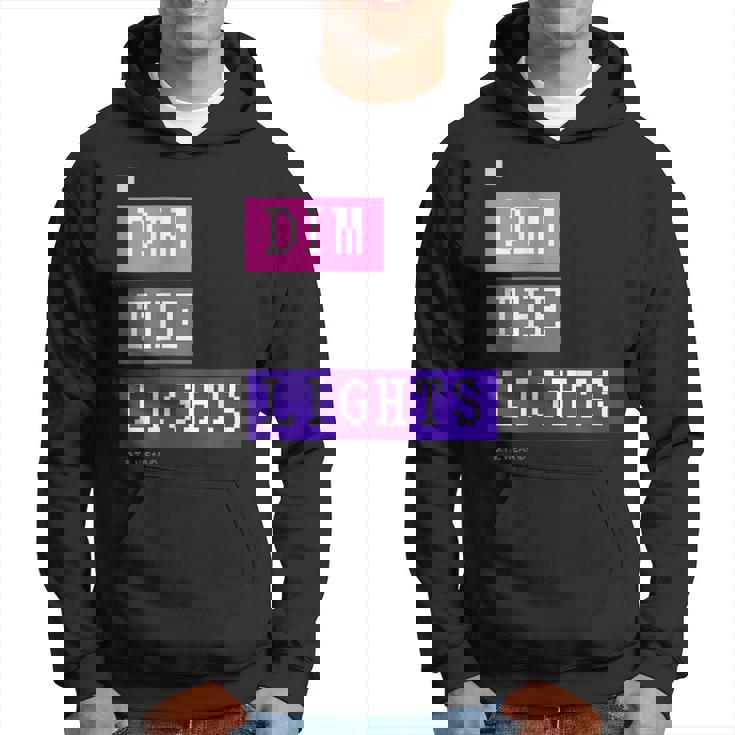 Dim The Lights 007 メンズ ロック ライブ フェス バンド ゲーム 音楽 おしゃれ 男女兼用 キッズ パーカー