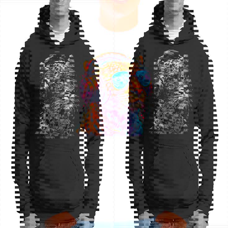 Dj Leopard Edm テクノハウス ダンスクラブ 音楽ヘッドフォン パーカー