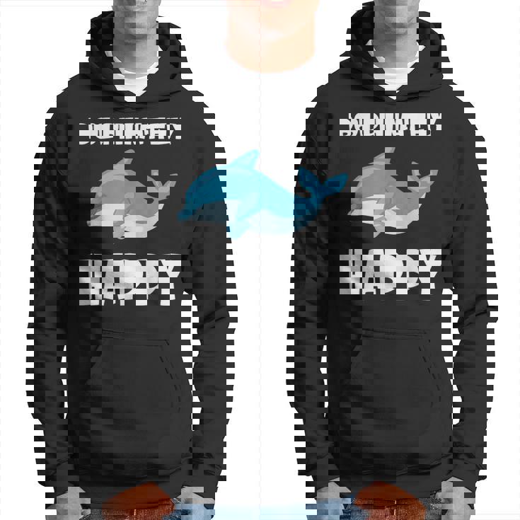 Dolphinately Happy ドルフィンズ イルカ 哺乳類 海 Dolphin ドルフィン パーカー