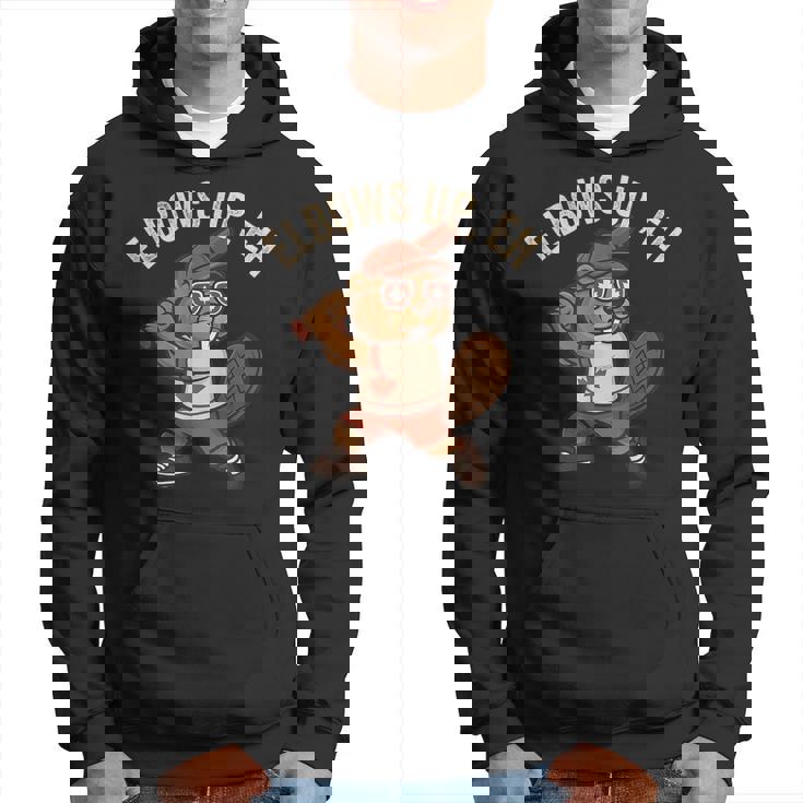 Elbows Up Eh Beaver ベースボール ファニーカナダデー パーカー