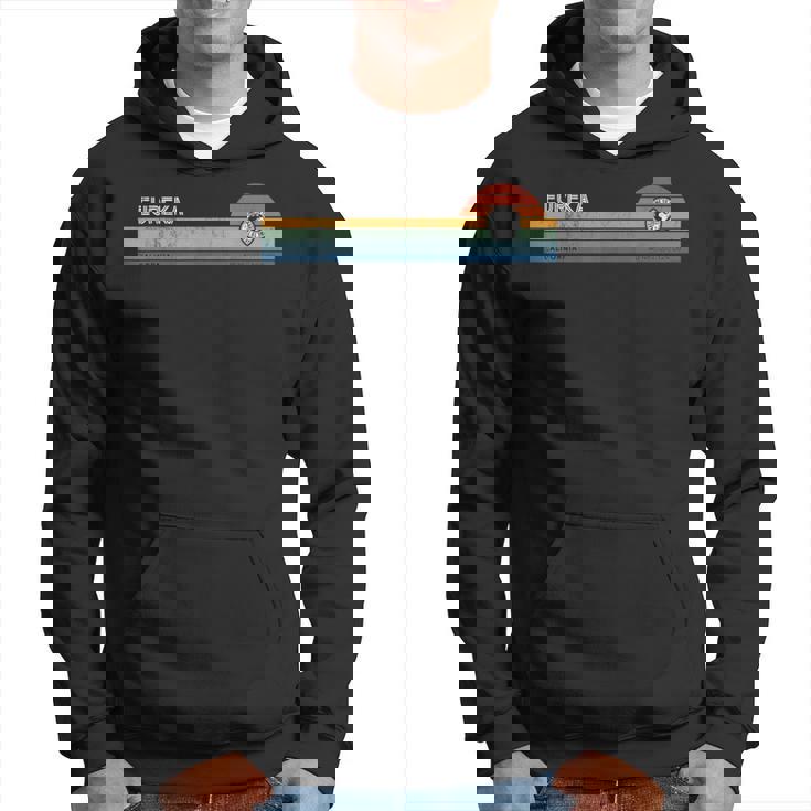 Eureka California Usa アメリカ レトロ サンセット レインボー シンセ パーカー