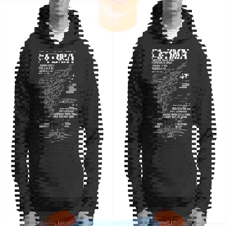 F-14 Tomcat 戦闘機 ジェット仕様 軍用飛行機 F14 Tomcat パーカー