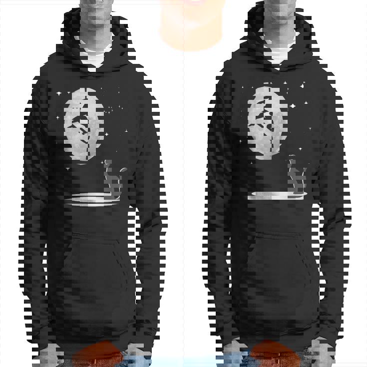 Fly Aerial ヨガハンモックシルク 星と月 猫 猫好き パーカー