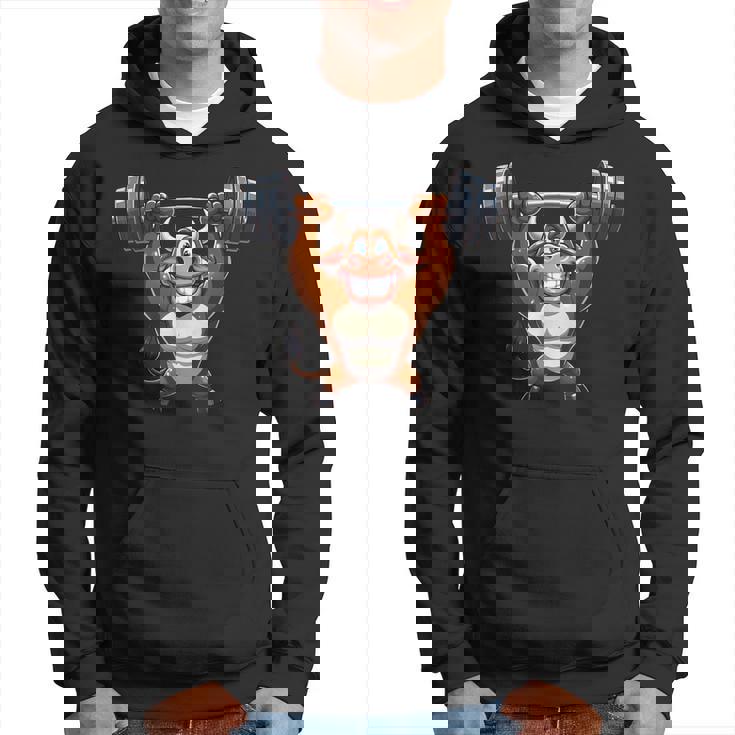 Bull ワークアウト バーベル 牛 フィットネス パーカー